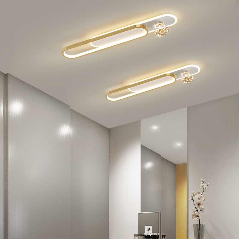 [Selección estricta] lámpara de pasillo lámpara de pasillo creativa estrella moderna simple led techo lámpara de armario