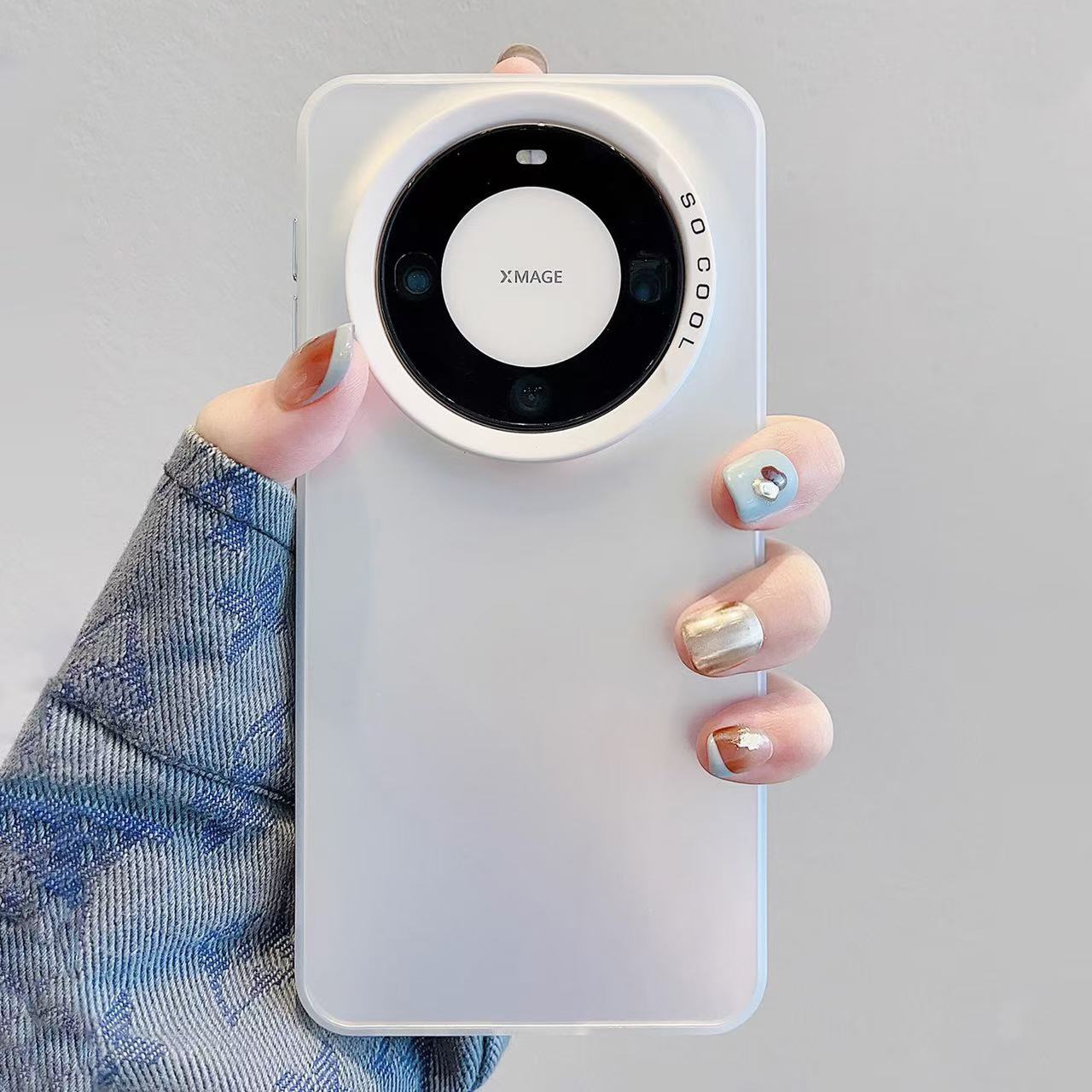 Simple y aplicable Huawei mate60pro funda para teléfono móvil P70 nuevo Honor 100 color sólido nova12/11 yuanes funda de aire