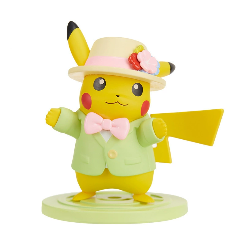 Подлинная коллекция Pokémon Серия Pikachu Электронные костюмы Фигура Слепая коробка Trendy Toy Creative Ornaments Wholesale Gifts