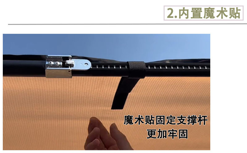 Fully automatic folding aluminum alloy side tent for SUV, outdoor camping vehicle canopy