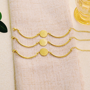 Cross-Border Hot-Selling Stainless Steel Religious Totem Bracelet, Adjustable, Fashionable, Light Luxury, High-End Bracelet, Versatile Bracelet