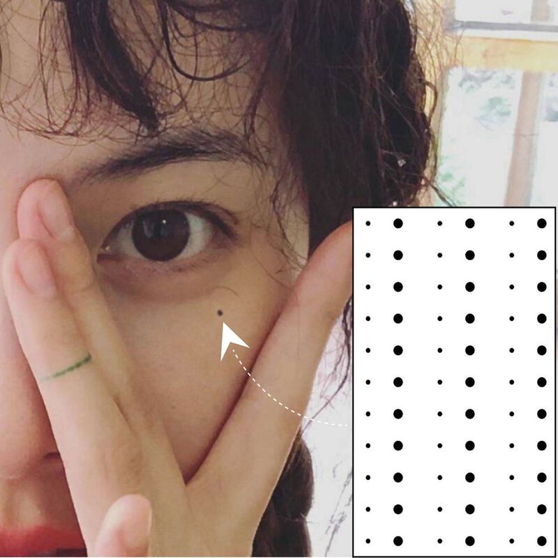 Tear Mole Sticker Tattoo Sticker Waterproof Long-lasting Sexy Canthus Beauty Mole Female Face False Mole Sticker Hyuna Tattoo Sticker