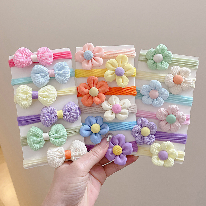 Juego de 18 piezas de flores de lazo