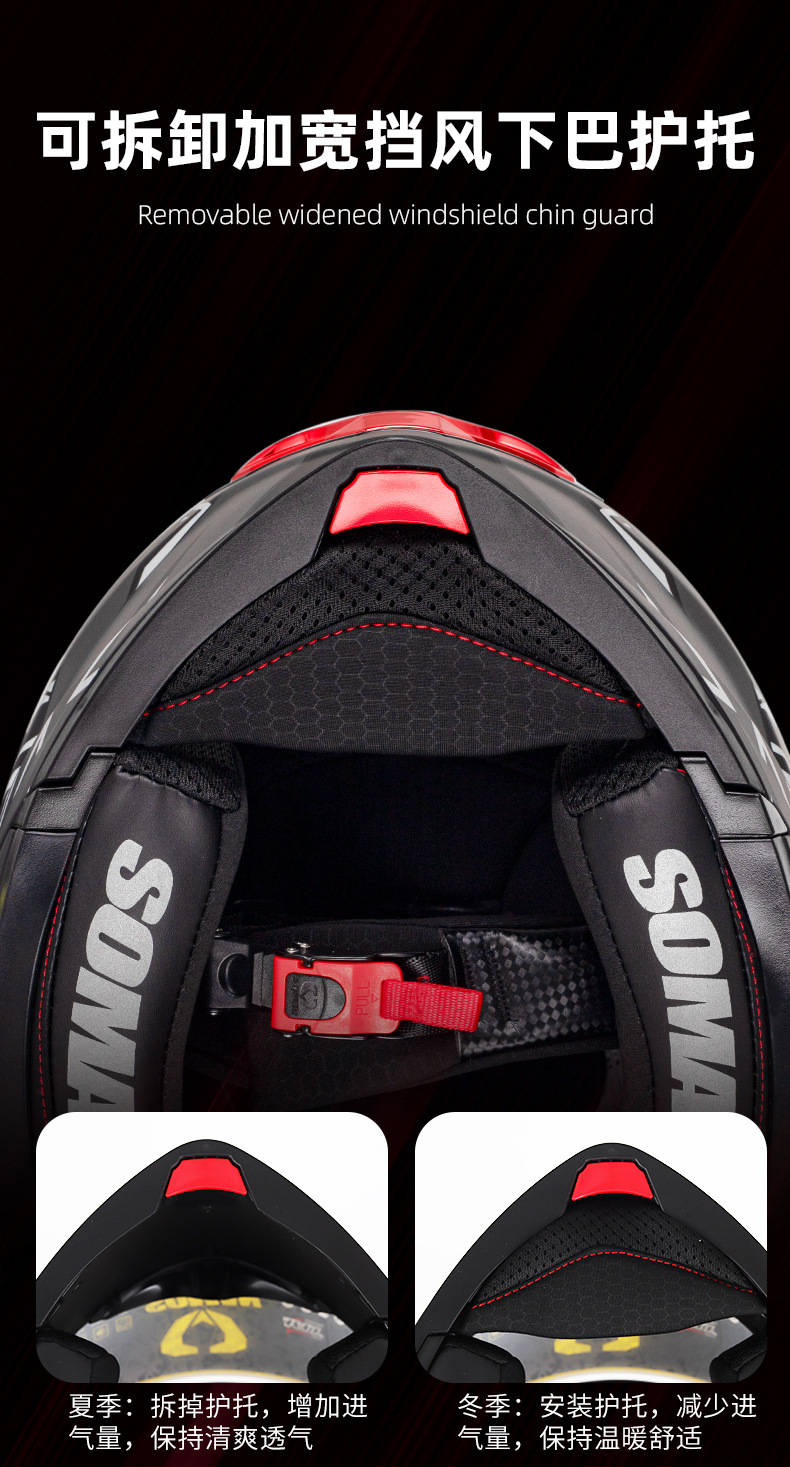 Cross-Border Exclusive Supply of New Motorcycle Helmets for Men, F2 Electric Vehicle Flip-Up Helmets for Women, All-Season Motorcycle Riding Helmets