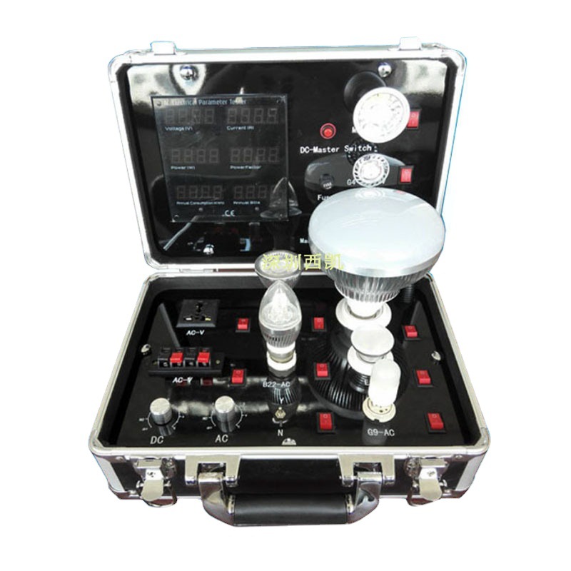 LED Light Test Box: High Voltage/Low Voltage Converter, Practical LED Light Box with Professional Power Parameter Display
