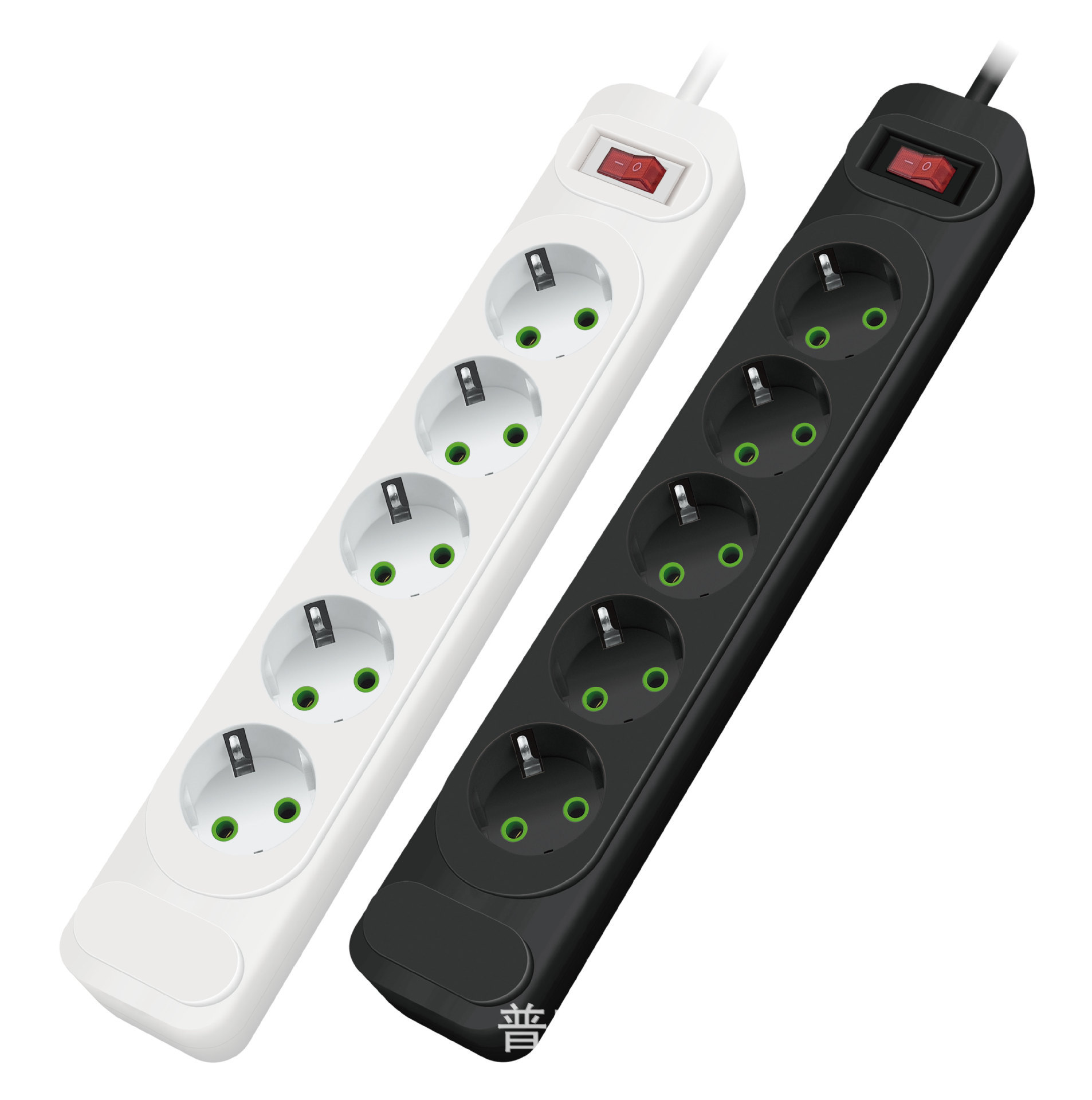 EURO estándar europeo jack socket comercio exterior exportación blanco negro color caja parche junta