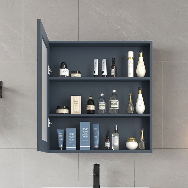 Mirror Cabinet Mirror Box Space Aluminum Bathroom Cabinet Combination Separate Storage Box Bathroom Wall-Mounted Storage Mirror Factory