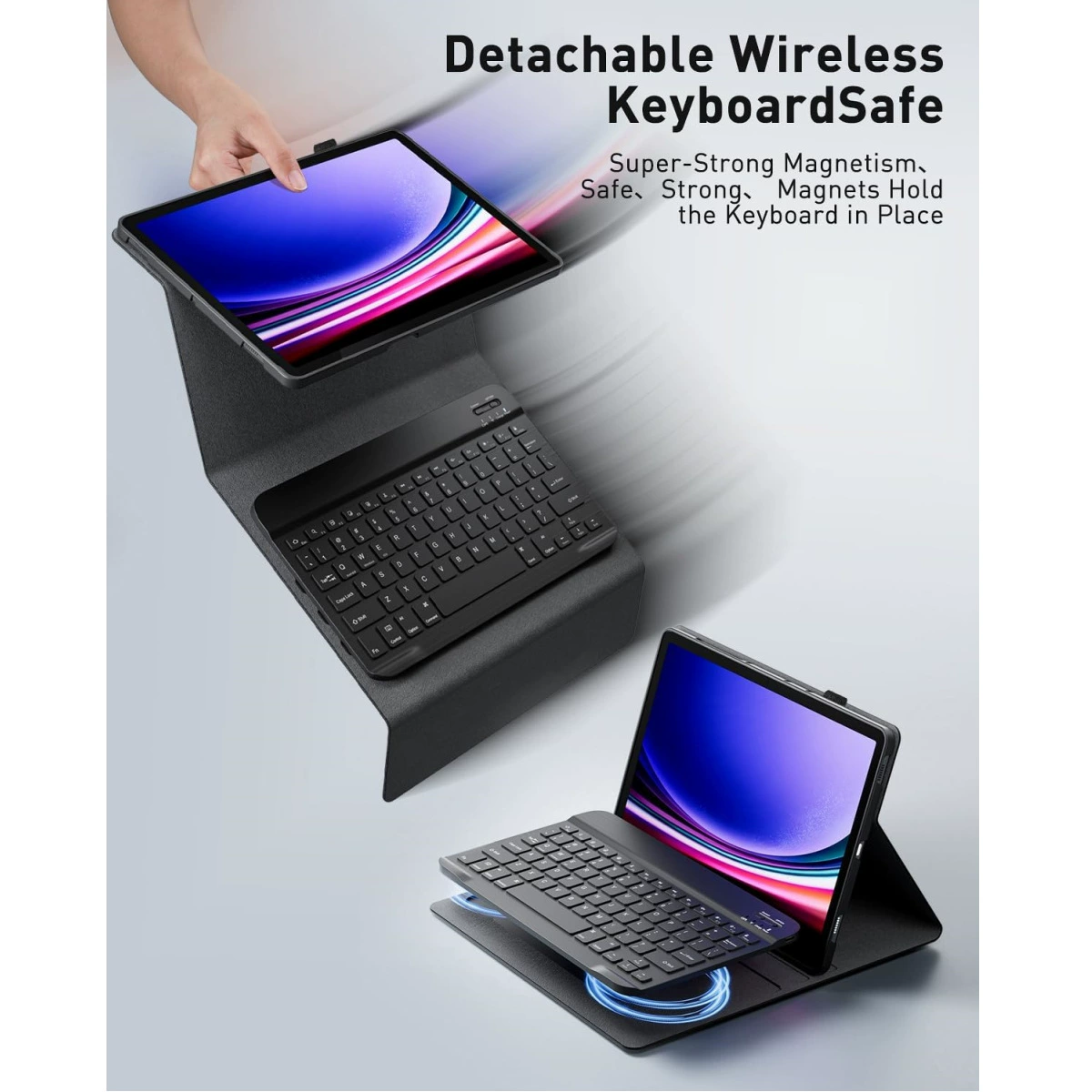 Чехол защитный для Lenovo Xiaoxin Pad 11 2025 K11 Gen2, тонкий корпус, сенсорная клавиатура с семицветной подсветкой, подходит для M11