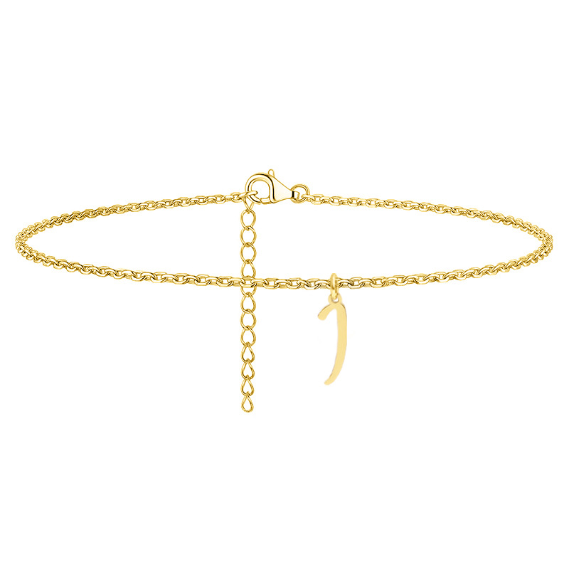 Style Simple Lettre Acier Inoxydable Femmes Bracelet De Cheville display picture 34