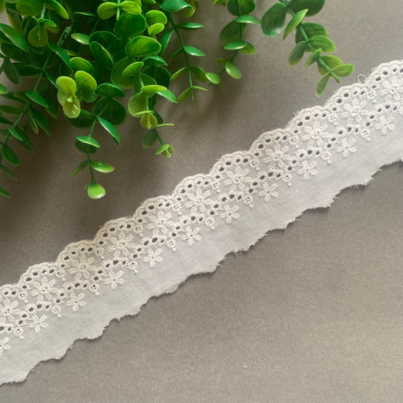 5厘米新款镂空棉布花边条码刺绣蕾丝花边 百搭女装洛丽塔DIY童装