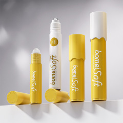 新款PP直圆波浪滚珠瓶20ml30ml香体止汗露瓶眼霜瓶乳液分装瓶批发