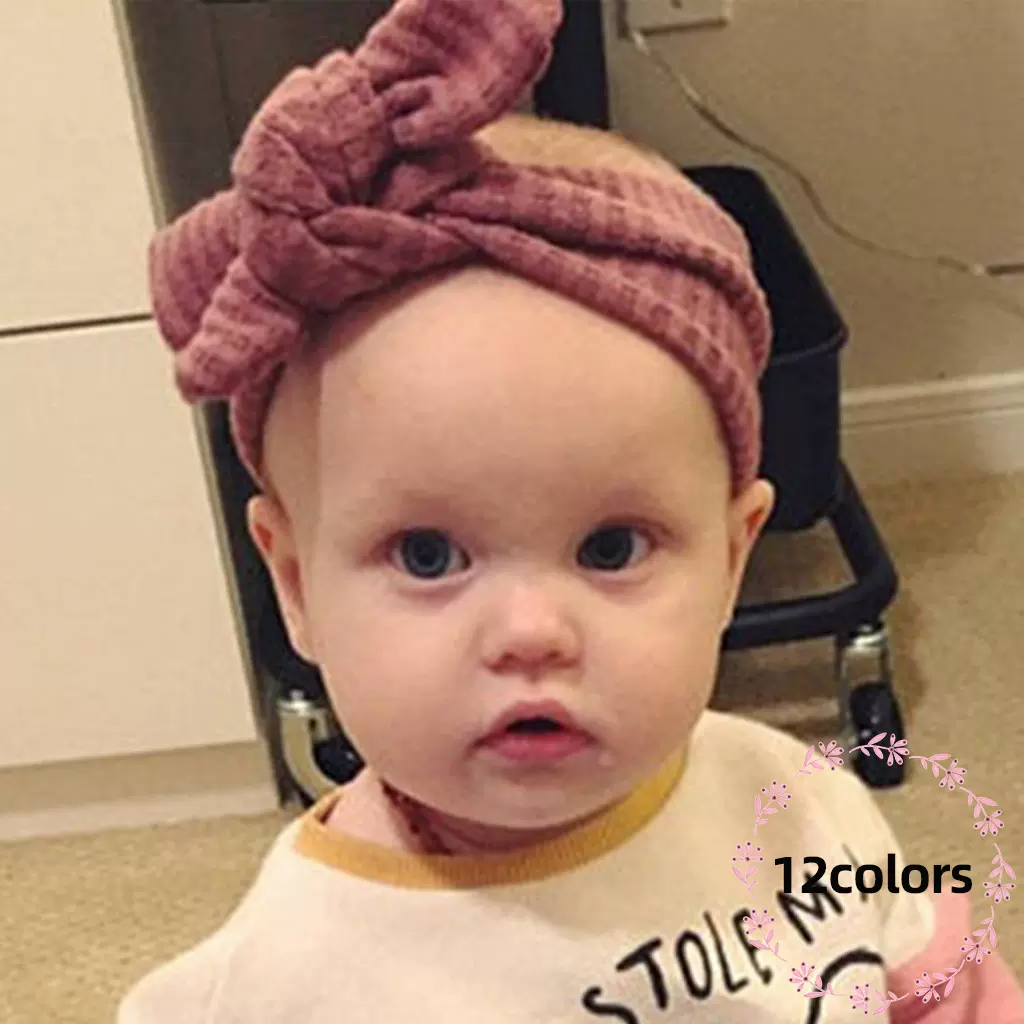 新款创意跨境坑条兔耳朵宝宝发箍 可爱婴儿发饰  夏季儿童发带