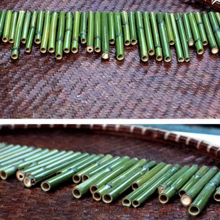 Fresh children bamboo section morning exercise material bamboo pole bamboo bamboo stick bamboo pole strong kindergarten toy material