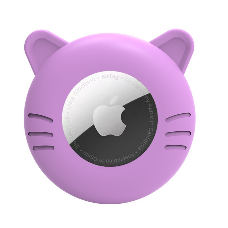 Funda protectora airtag aplicable Nuevo producto Funda protectora para rastreador de mascotas Collar para gatos con campana Funda protectora airtag