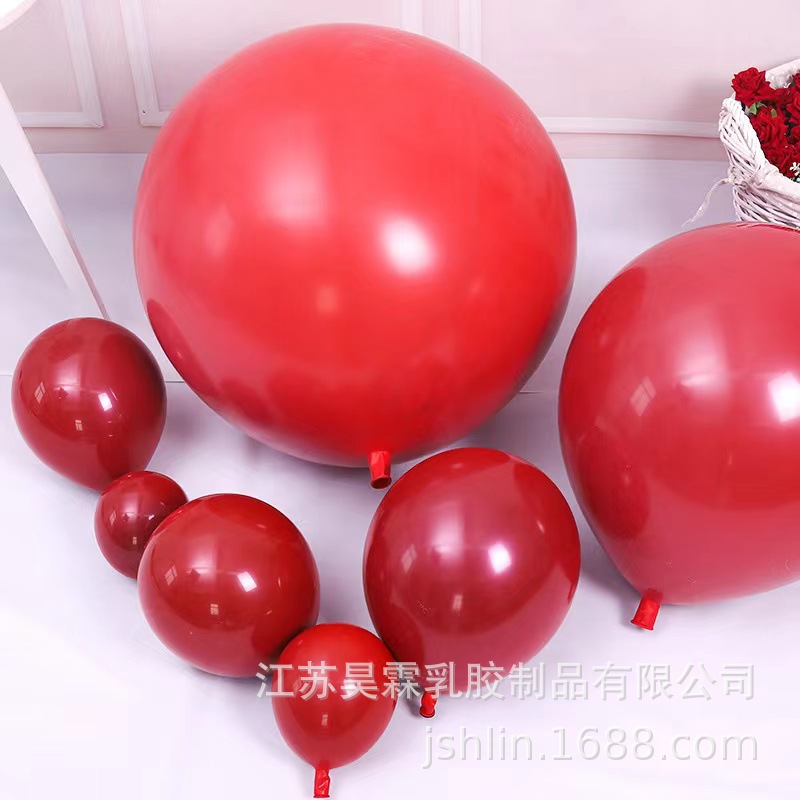 Double-layer round balloon