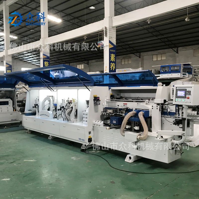 Guangdong maquinaria de carpintería máquina automática de bandas de borde función de seguimiento de perfil máquina de bandas de borde