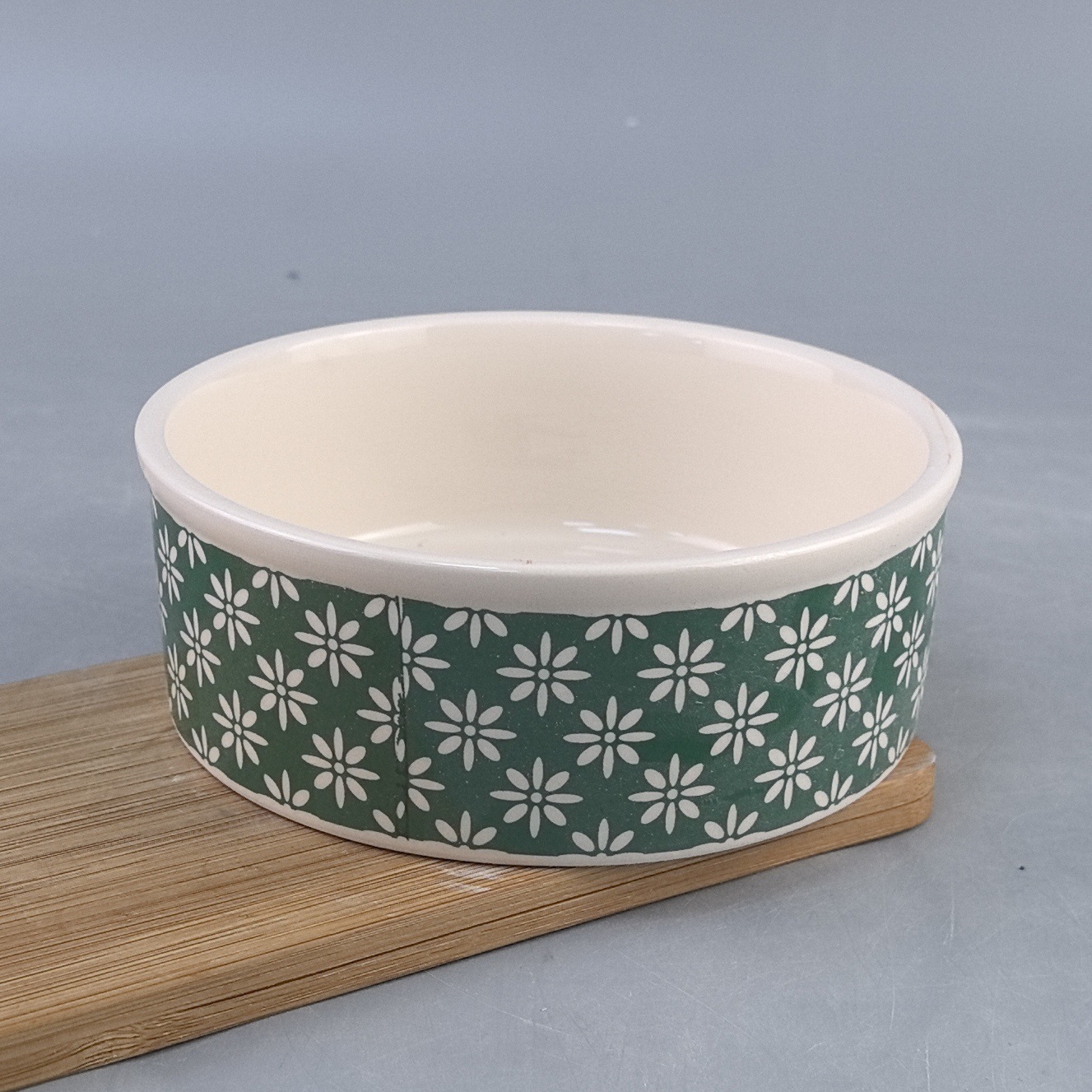 Tazón para gatos Tazón de comida para gatos de cerámica Tazón de bocadillos lindo de boca baja Tazón en forma de gato Tazón de agua Suministros para gatos Tazón simple y doble