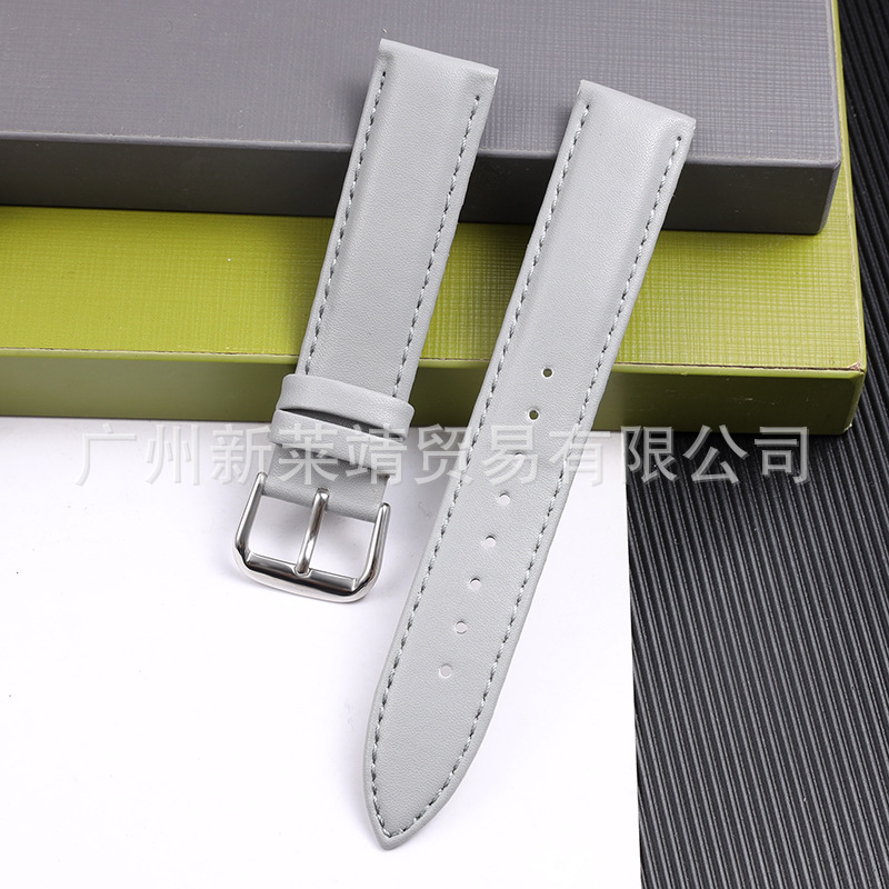 [Venta directa de fábrica] correa de reloj de cuero de ternero aguja de correa de reloj de pulsera de reloj general de cuero de vaca suave aguja al por mayor transfronteriza