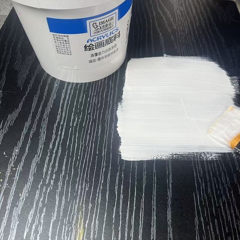 Painting base acrylic pigment base white canvas painting board base color base film base non permeab