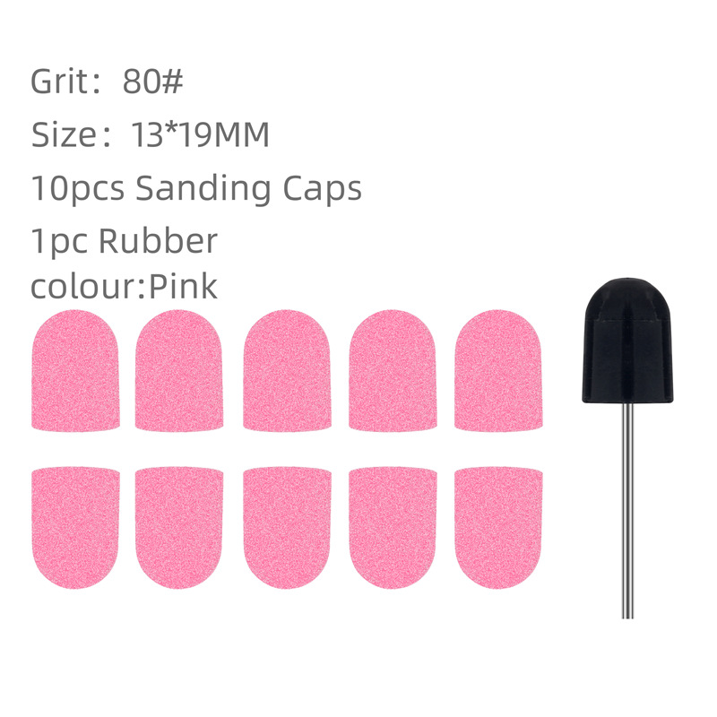 Máquina de pulir de tapas de arena de color de manicura especial transfronteriza herramienta de manicura removedor de uñas eliminación de piel muerta tapa de arena con tambor de arena