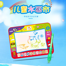 2021新款狐狸夜光涂鸦水画布跨境儿童智力解压玩具大尺寸教学玩具