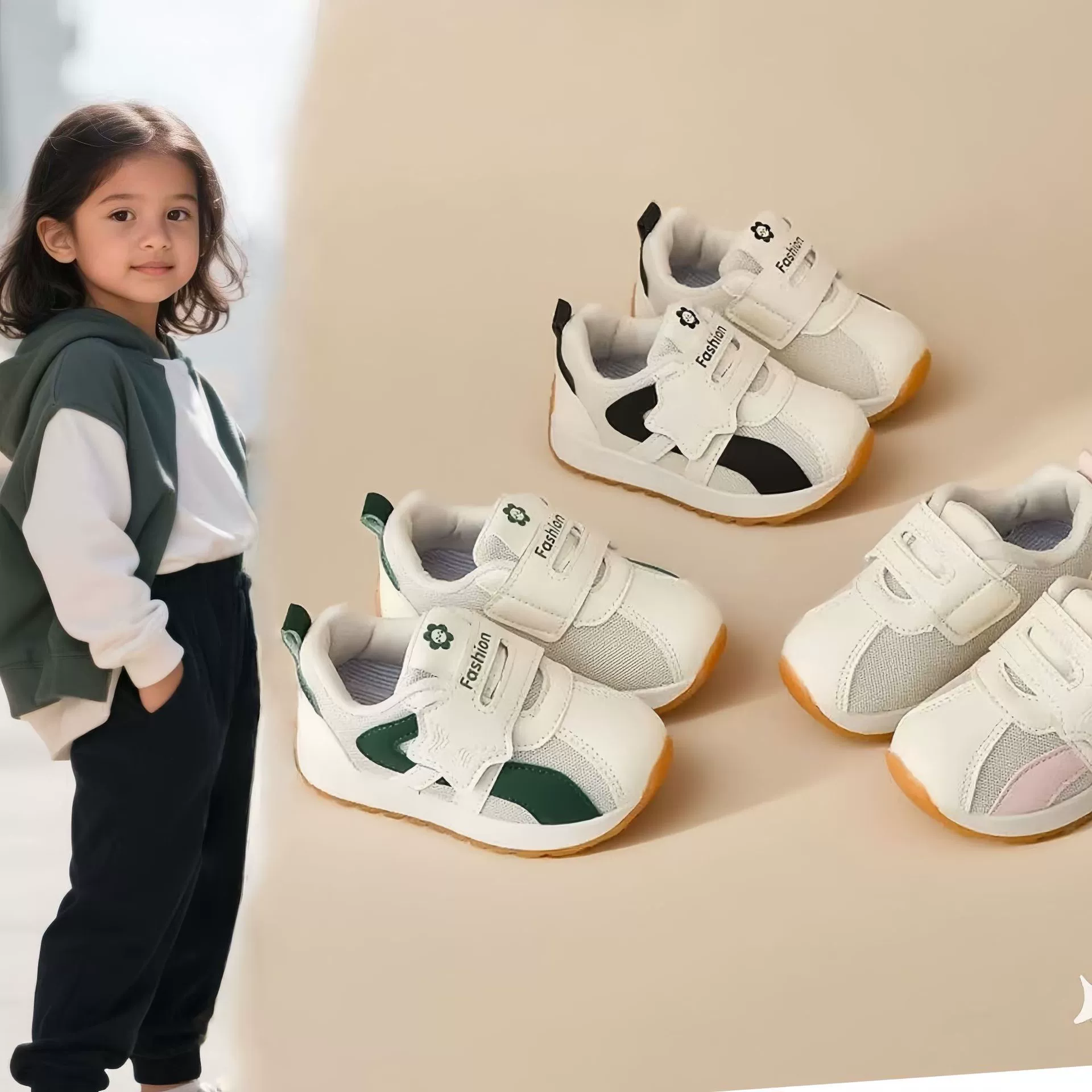 Обувь для маленьких мальчиков, осенняя детская обувь 2025, нескользящая дышащая обувь на мягкой подошве для малышей, сетчатая обувь для маленьких девочек, модные туфли Форрест Гамп