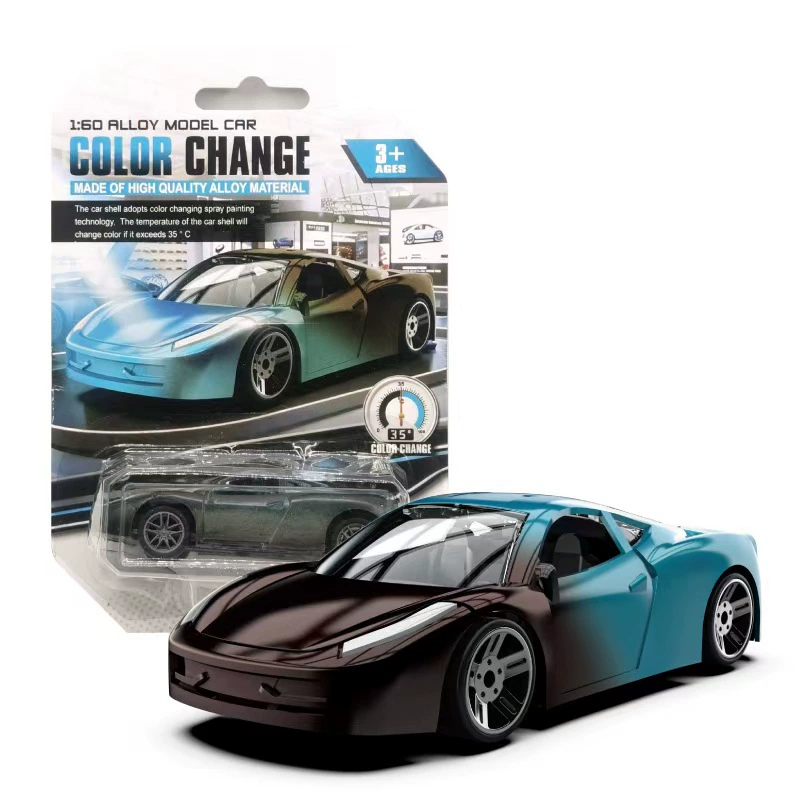 Changyang алюминиевая модель машины 1:64 - гоночная игрушка для мальчиков с термометром, металлический набор