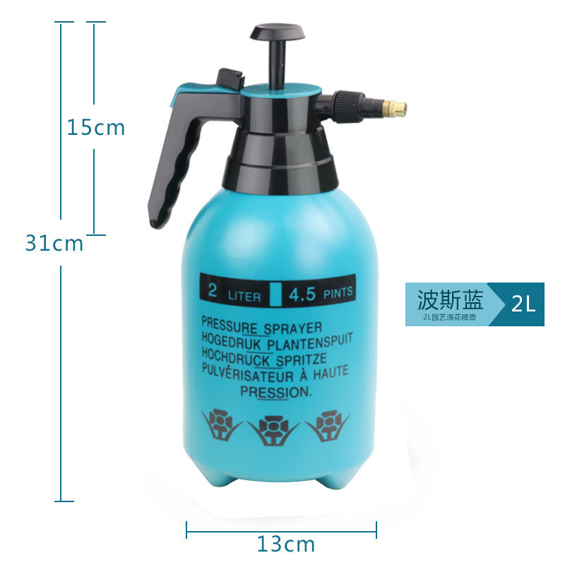 ガーデニングユニバーサル 2L 小型噴霧器家庭用スプレーボトル手動空気圧花水やりボトルノズル家庭用手動空気圧|undefined
