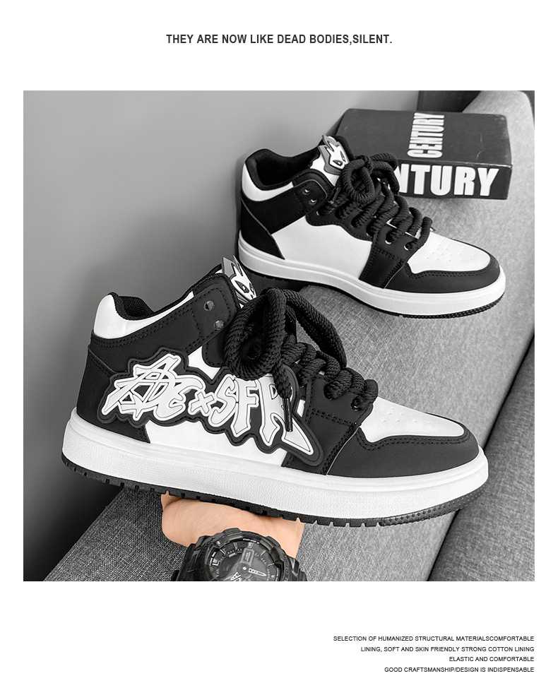Cricketschuhe für Herren, neue kleine Teufels-Dopamin-Träger, trendige Sportschuhe, modische lässige Nischen-High-End-Sneaker_voghion.com