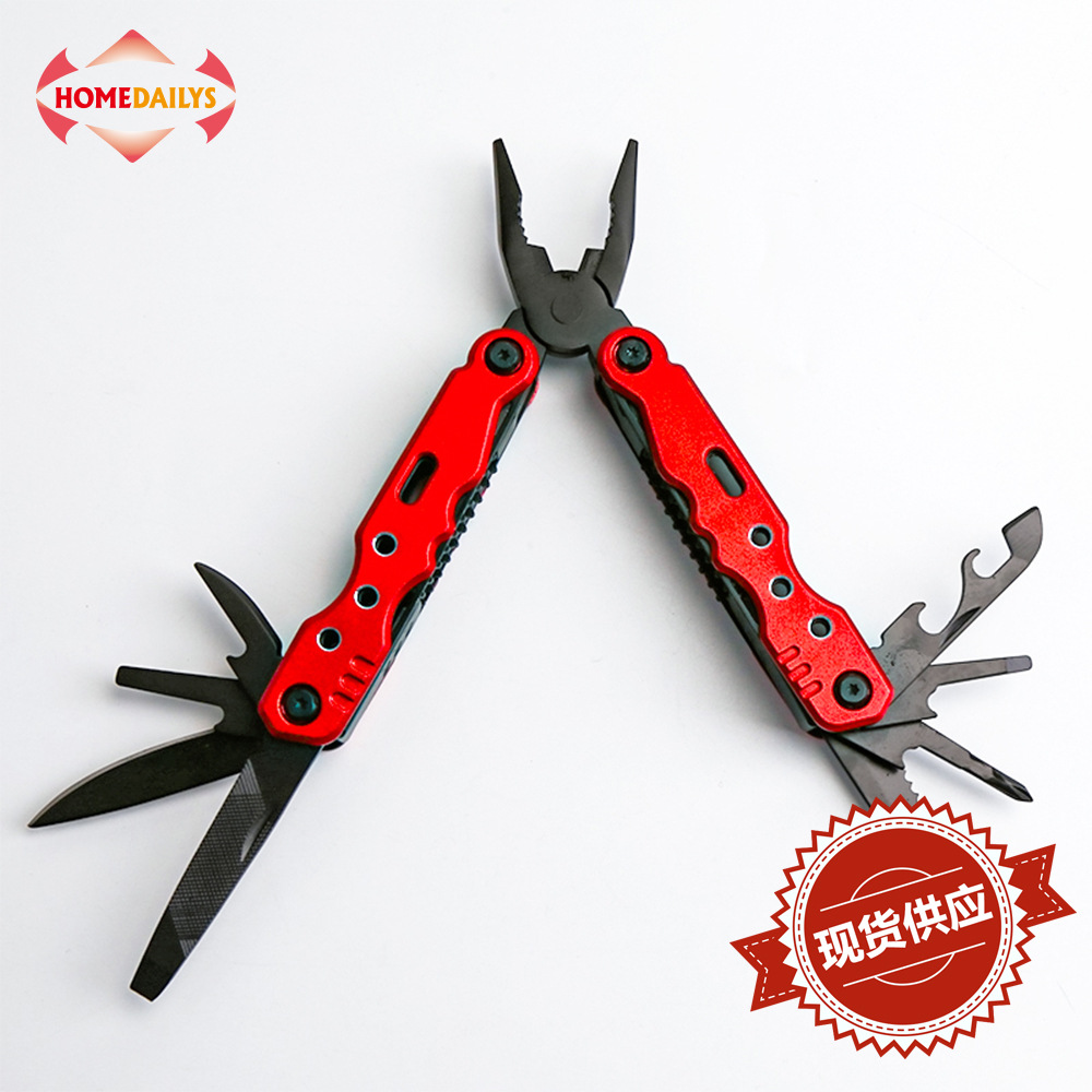 厂家批发 不锈钢小中号钳 家用组合多用刀钳折叠户外多功能工具钳