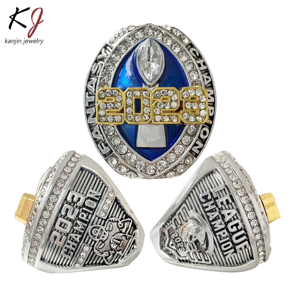 2023 FFL fantasy football champion ring new foreign trade hot men's popular jewelry in stock wholesale