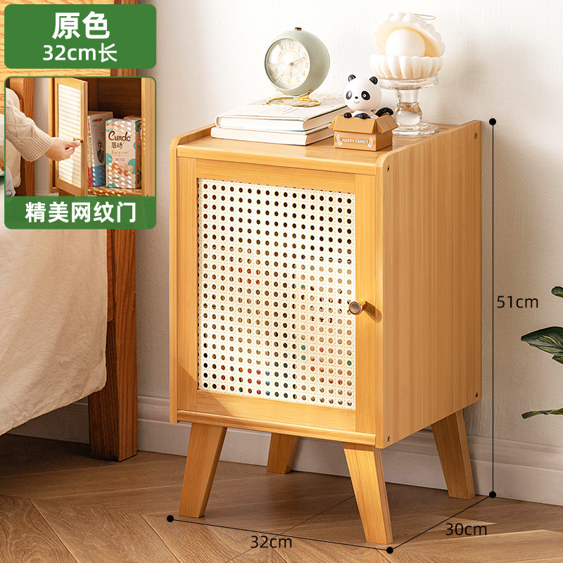 Mesa de cabecera doméstica nuevo simple pequeño gabinete de cabecera doméstico dormitorio gabinete de cabecera multifuncional borde estricto selección