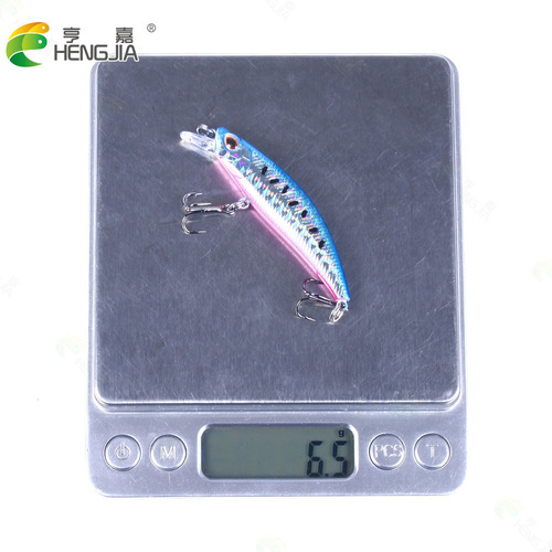 HENGJIA's new long-range submersible minnow bait 6.8CM/6.5G tipped bass wholesale minnow bait