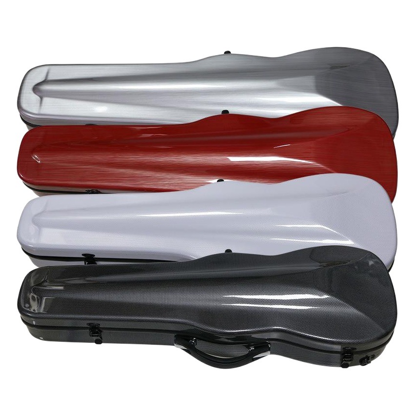 Fibra de carbono violín caja bolsa mochila violín bolsa viola caja bolsa portátil super high-end 44