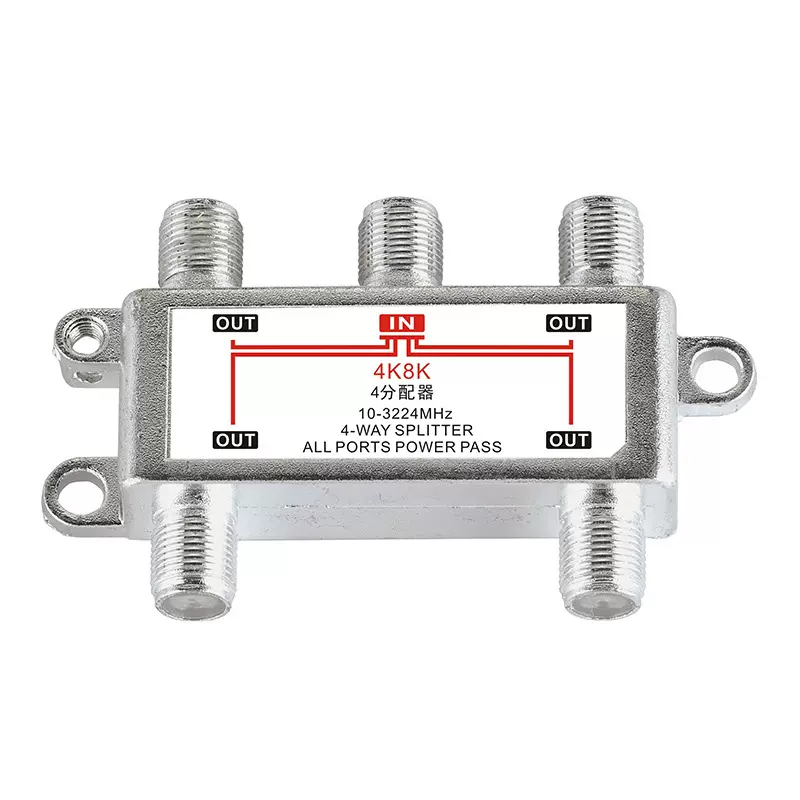 佳星4K8K 10-3224MHz 四功分器 JS-SP04K 四分配 4K8K 4功分