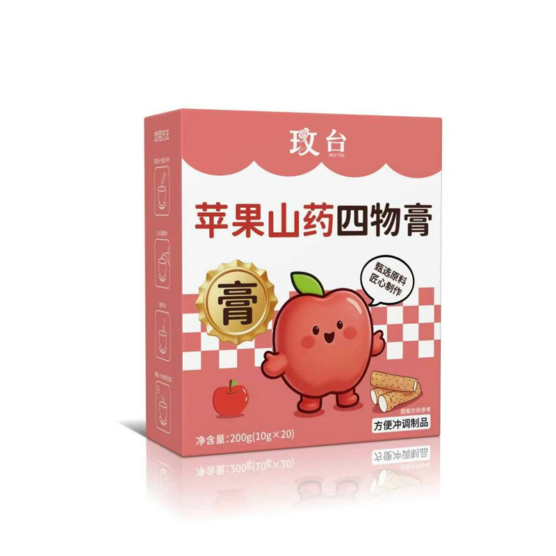Wuzhimaotao Dampness Clearing Herbal Paste with Red Bean Mulberry and Poria 300g in use