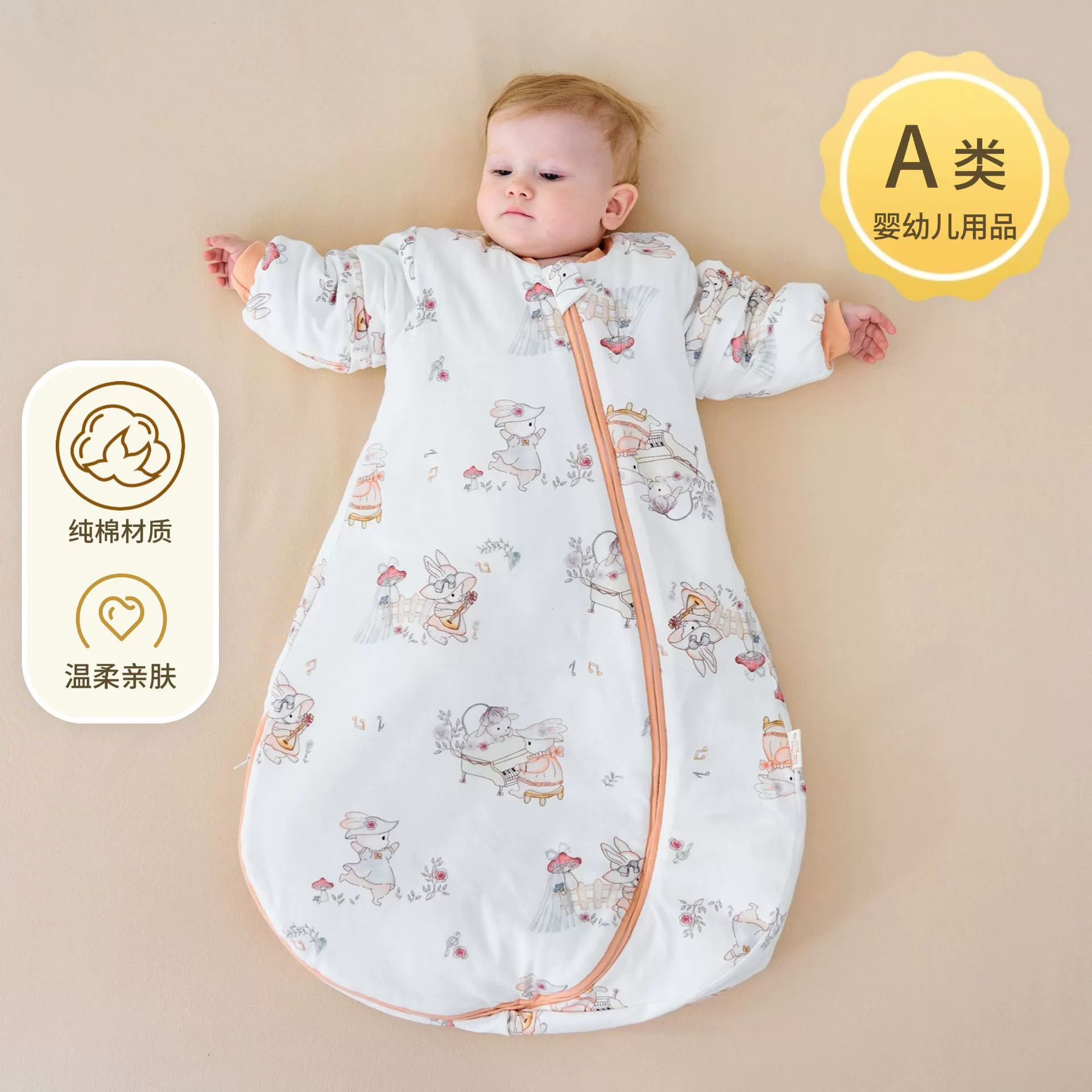 Хлопковый спальный мешок для baby для мужчин и женщин девочек, осень