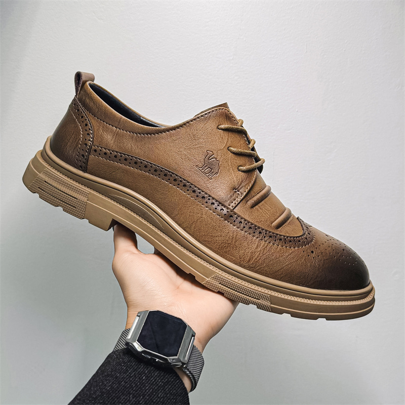 Suit Wedding Groom Business Formal Casual Leather Shoes Men_voghion.com