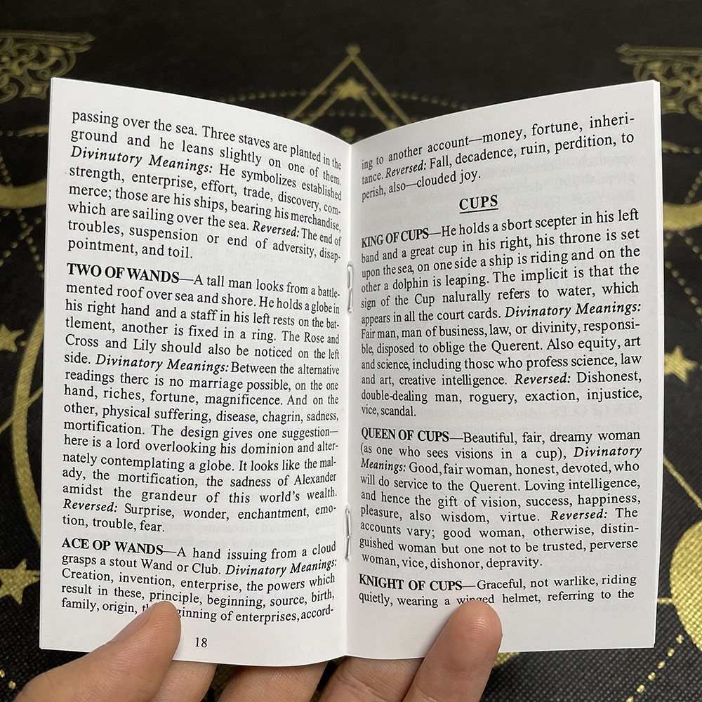 Carte oracolari dei tarocchi in scala inversa 12x7 - Gioco da tavolo_voghion.com