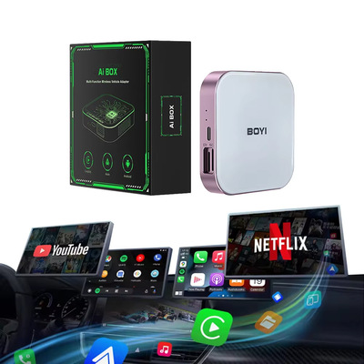 Boyi Aibox Android 13 Wireless CarPlay Adapter Multimedia Box