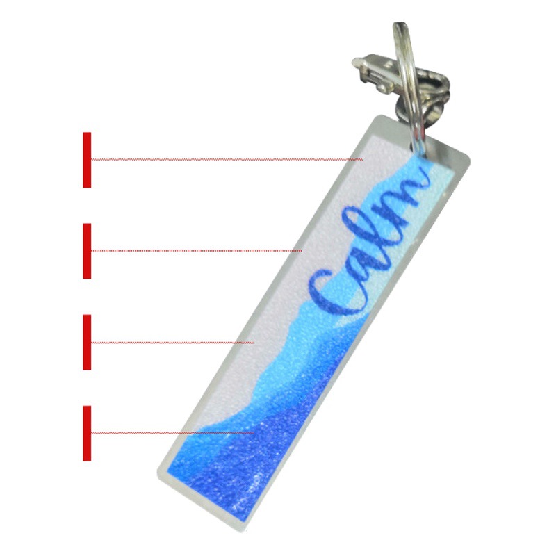 Las pegatinas sensoriales de textura esmerilada PEVA transfronterizas alivian el estrés ansiedad anti-presión etiqueta clave descompresión calmada pegatinas