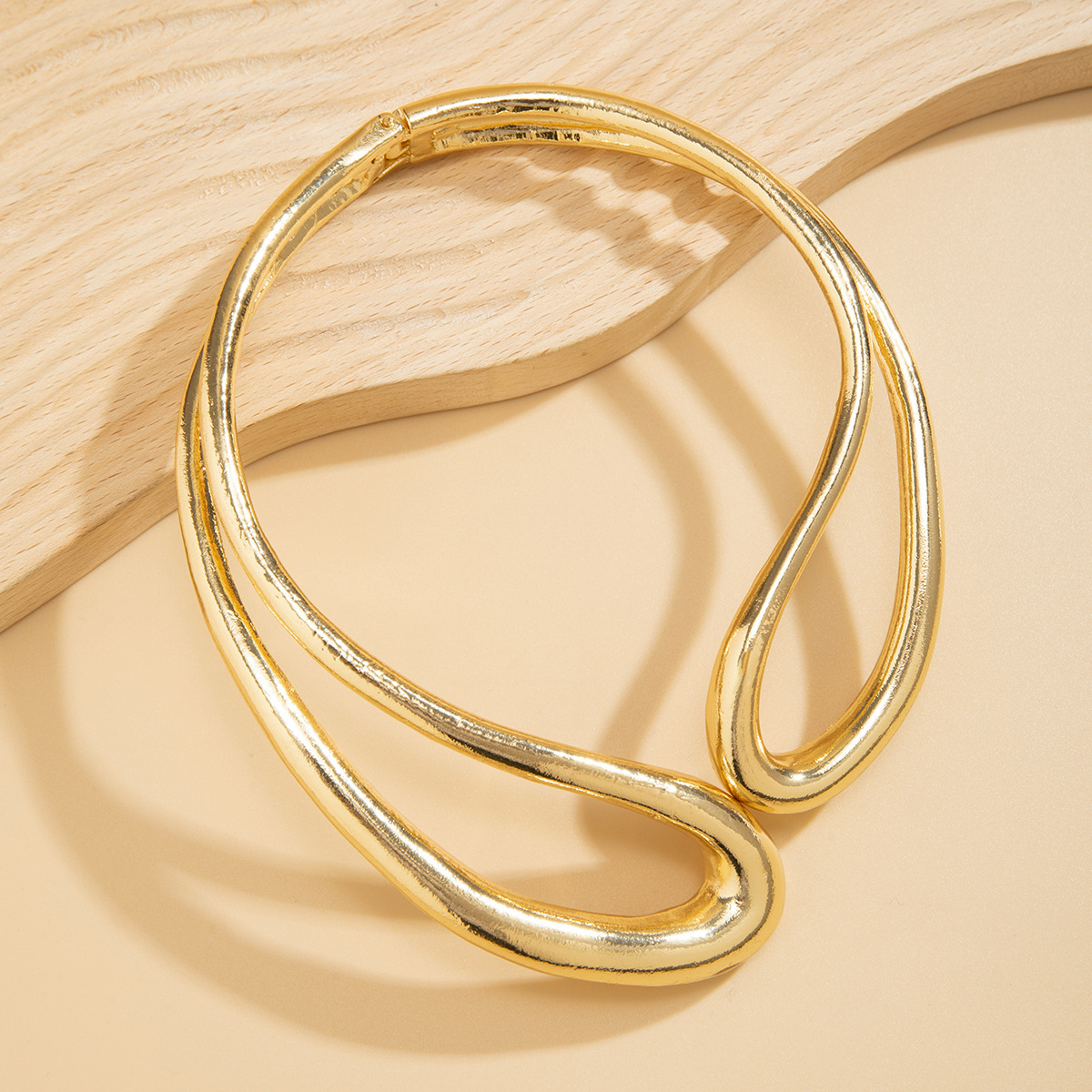 98g Weight Choker, Necklace, Jewelry Set Classification 1 Piece Quantity Daily, Tea Party Occasion Alloy, Metal Material Irregular, Geometric Pattern Women's Gender Retro, Exaggerated, Simple Style, Classic Style Style 1 Piece Irregular Geometric Choker Necklace Jewelry Set Alloy Metal Women's Retro Exaggerated Simple Style Choker Necklace Jewelry Set 4