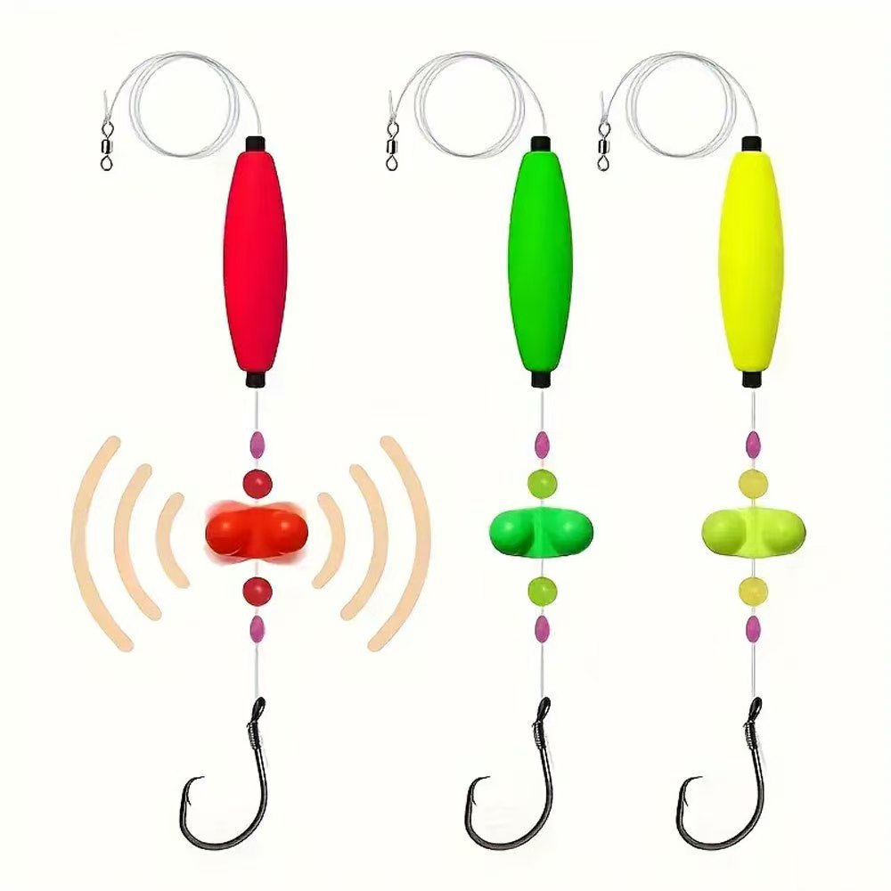 Catfish floating fishing rig, European-style cigar float, long-distance casting line set, EVA anti-snagging