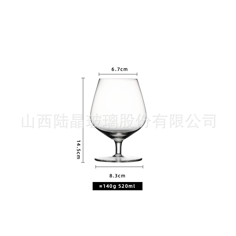 Taza de vino simple inclinada, taza de vino doméstico de champán, taza de vino europea, taza de whisky, taza de vino de alto valor