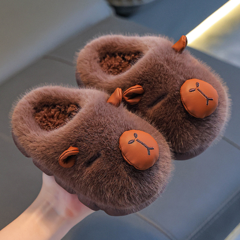 Zapatillas de algodón para niños Capibara, zapatillas de algodón para niños, niños, niñas y niños, zapatillas de algodón para niños, zapatillas de algodón para niños, zapatillas de algodón para niños, zapatillas de algodón para niños