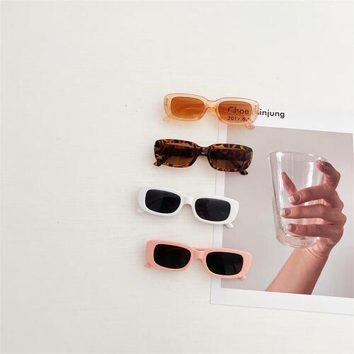 Korean-style children's sunglasses, fashionable retro style, unisex kids vacation sun shades, baby photo-taking stylish sunglasses, trendy goggles