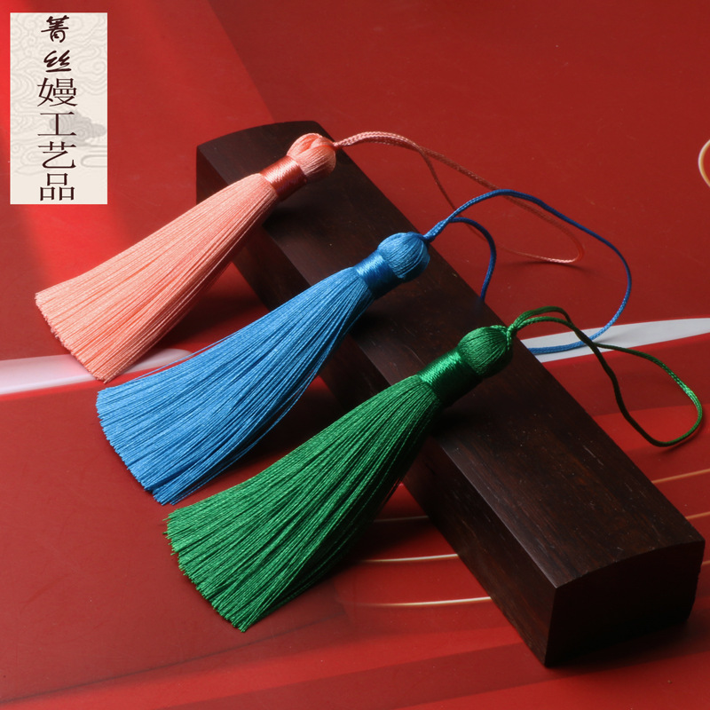 小8公分流苏惠子饰品配件书签头饰挂件手机挂绳细线抗皱工厂批发