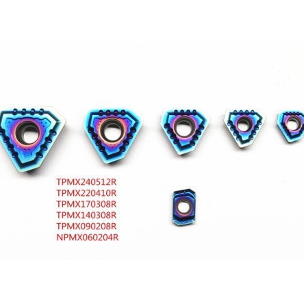 深孔钻 枪钻钨钢刀片 NPMX060202R  TPMX240512R   22  17  14