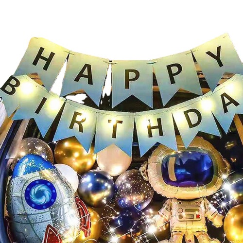 Birthday party decoration car trunk balloon set couple confession proposal surprise trunk decoration balloons