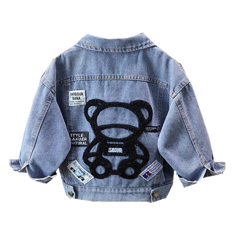 Ropa Infantil de Primavera 2026, Chaqueta Vaquera para Niños, Estilo Urbano Moderno, Primavera y Otoño